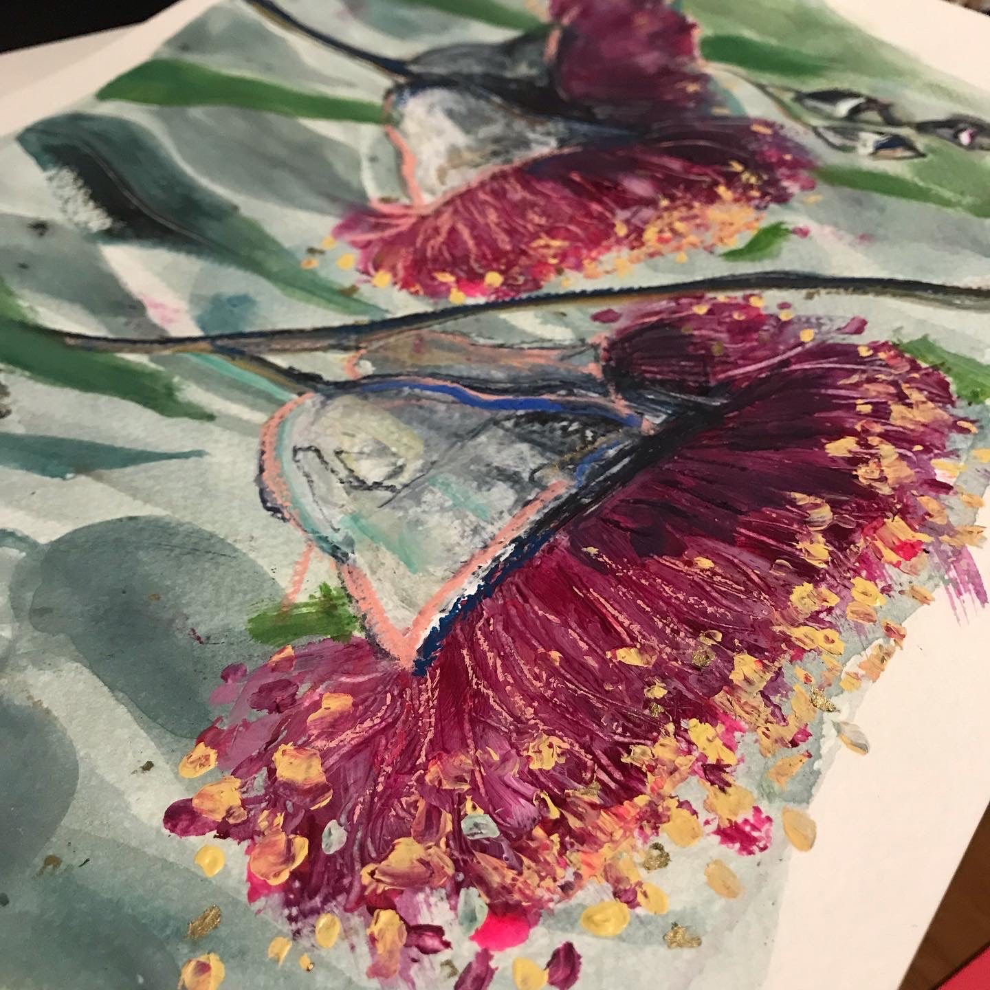 Forever in Bloom – Custom Wedding Bouquet Painting