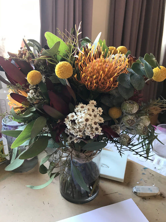 Forever in Bloom – Custom Wedding Bouquet Painting