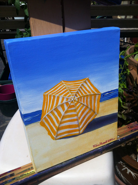 Deep blue of summer warmth