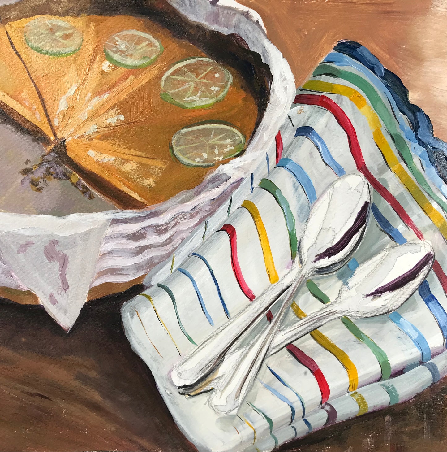 New home smells (A3, unframed, acrylic paint on paper)