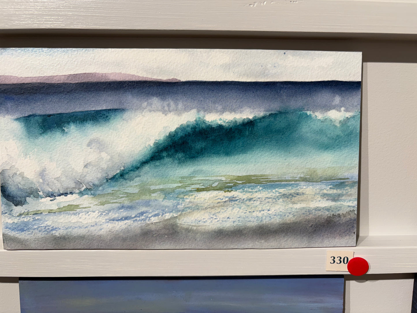 Unrelenting (8" x 5" watercolour on board)