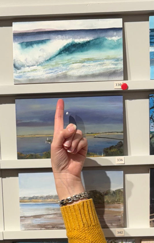 Unrelenting (8" x 5" watercolour on board)