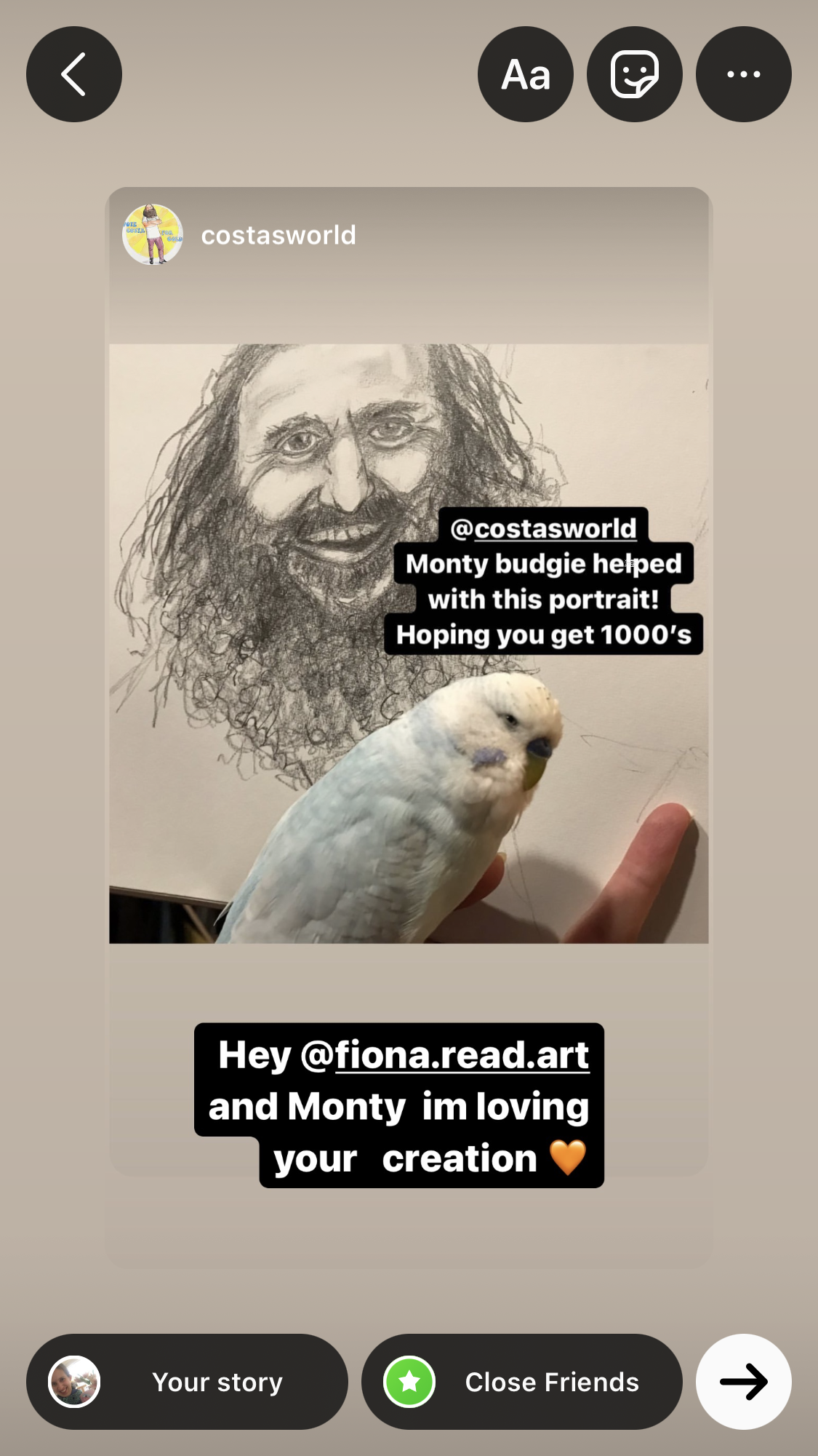 Costa. The energy, the passion for family, culture, gardens and our world