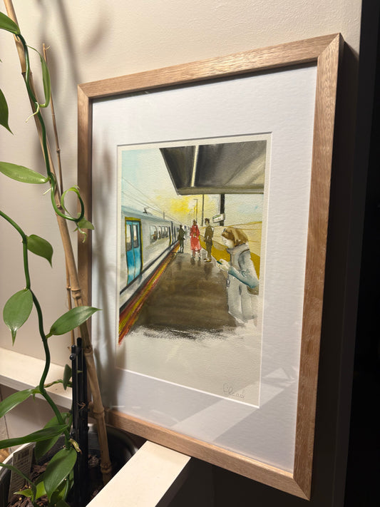 Commuter time sunrise