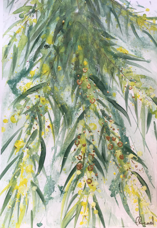 Yellow sparkles the end of winter